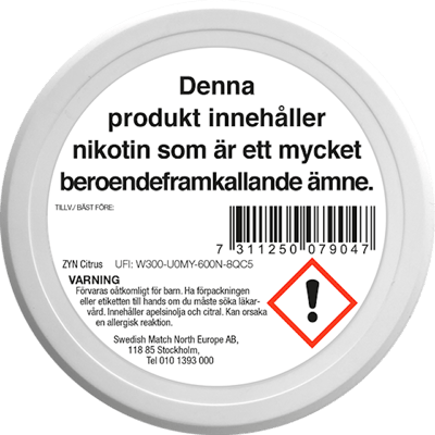 ZYN Citrus Mini Dry Normal