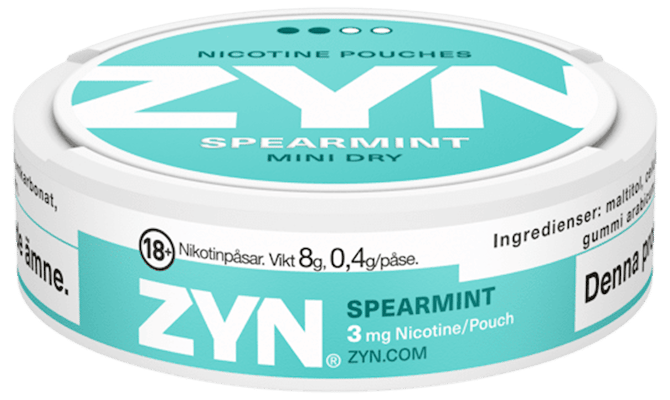 ZYN Spearmint Mini Dry Normal