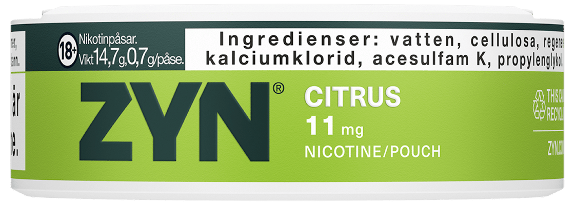 ZYN Citrus Slim Extra Strong
