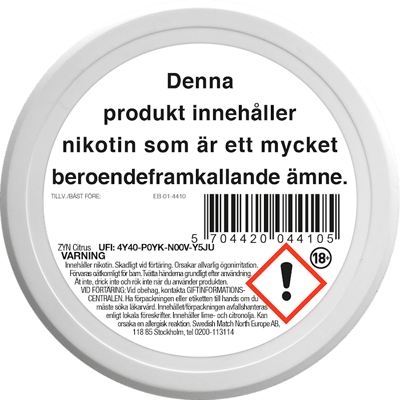 ZYN Citrus Slim Extra Strong