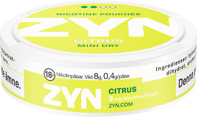 ZYN Citrus Mini Dry Normal