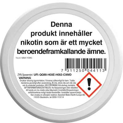 ZYN Spearmint Mini Dry Normal