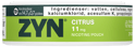 ZYN Citrus Slim Extra Strong